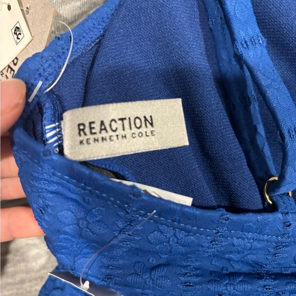 Blue Women’s Swim Tank Top - Picture 8 of 13